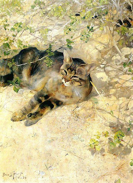 bruno liljefors Sleeping Jeppe china oil painting image